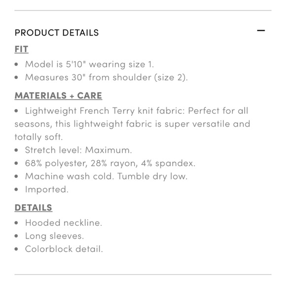 NEW Torrid 3 Lightweight French Terry Colorblock Pullover Hoodie, Pastel Stripes - Picture 5 of 8